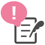 紙とペンのイラスト